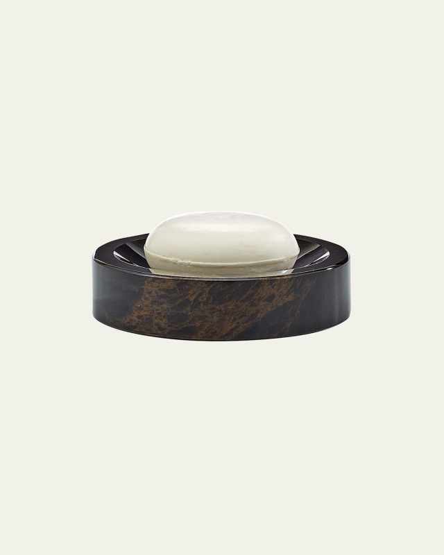 Obsidian Burl Soap Dish